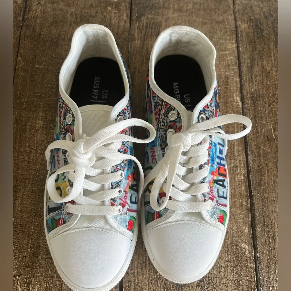 Tennis Shoe Women’s Lace Up - Teacher Inspired - Teach Live Inspire - Si… - Picture 2 of 7